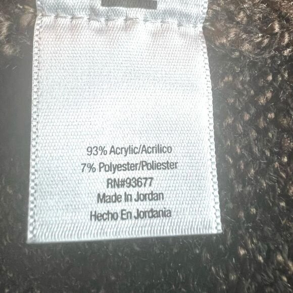 St. Johns Bay Womens V-Neck Sweater Acrylic/Polyester Brown Petite Small - Picture 9 of 15